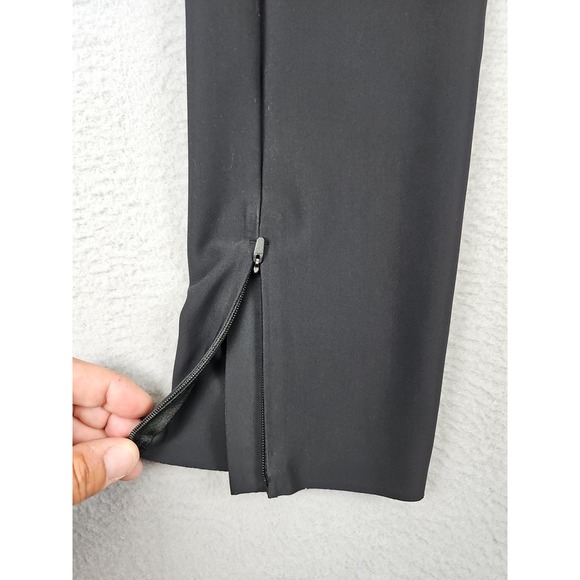 ATHLETA Pants Size 6 26x27 Black Stellar Tight High Rise Zip Pockets 982974 - Picture 4 of 10